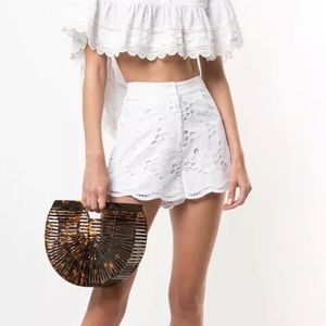 NWT Alexis Bowes Lace Shorts Size: Large